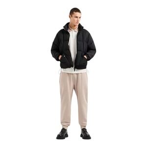 A|X Armani Exchange Terry Jogger Sweatpants Beige Elastic Waist Size XL